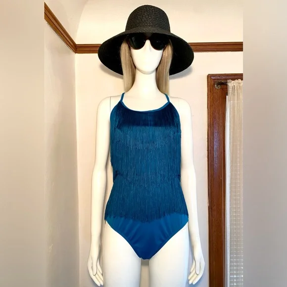 WEISSMAN Fringe Dance Wear Leotard - Sz Sm - Picture 3 of 13